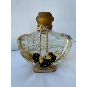 AROMA ART GOLD ESSENCE LUXURY 8 OZ SCENTED BATH OIL 24‎ KARAT GOLD LEAF